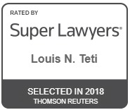 Louis N. Teti Super Lawyers 2018
