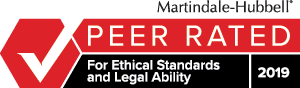 Martindale-Hubbell Peer Rated 2019 Badge