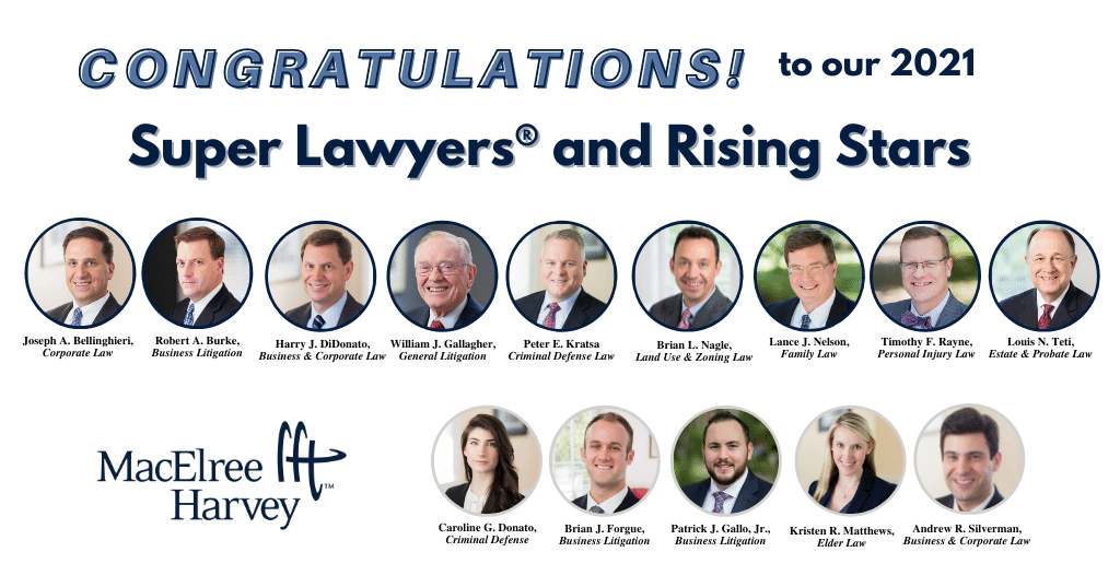 14 MacElree Attorneys Named to Prestigious Super Lawyers® and Rising